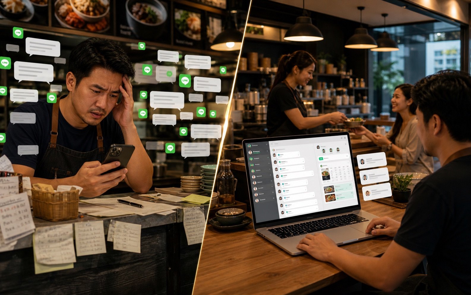 LINE AI customer service case for Thai SMEs